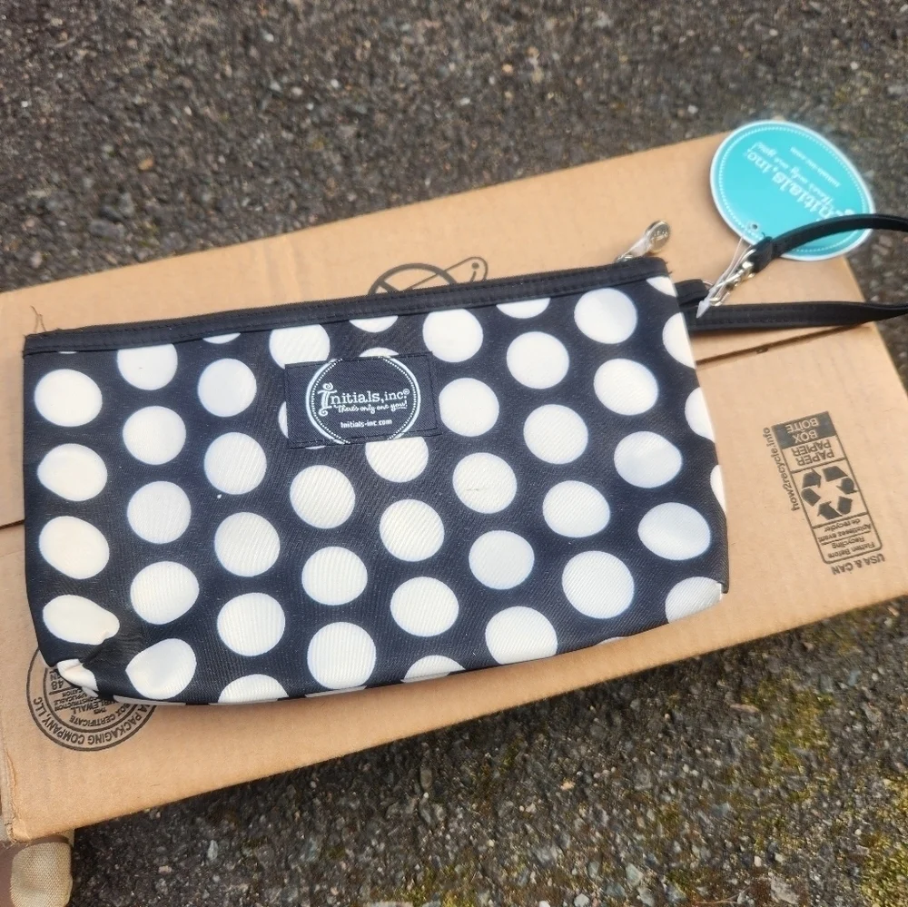 Pack it Pocket Initials Inc Polka Dot